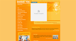 Desktop Screenshot of bharatyog.com