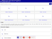 Tablet Screenshot of bharatyog.com